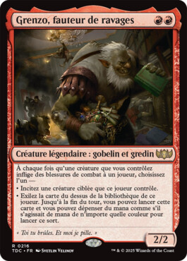 Grenzo, fauteur de ravages - Tarkir : la tempête des dragons Commander