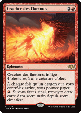 Cracher des flammes - Tarkir : la tempête des dragons Commander