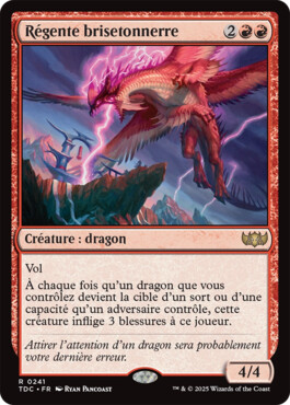 Régente brisetonnerre - Tarkir : la tempête des dragons Commander