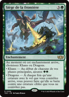 Siège de la frontière - Tarkir : la tempête des dragons Commander