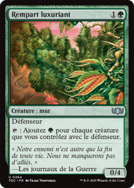 Rempart luxuriant - Tarkir : la tempête des dragons Commander