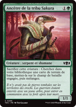 Ancêtre de la tribu Sakura - Tarkir : la tempête des dragons Commander