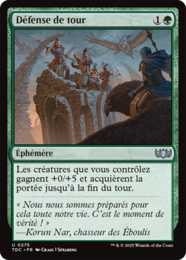 Défense de tour - Tarkir : la tempête des dragons Commander