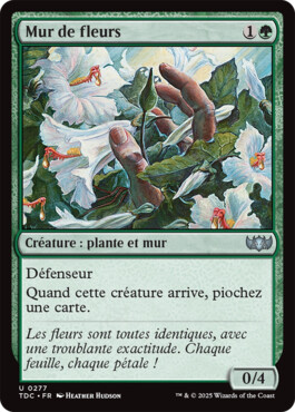 Mur de fleurs - Tarkir : la tempête des dragons Commander