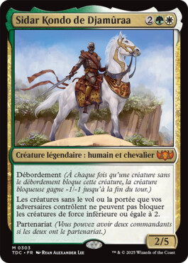 Sidar Kondo de Djamûraa - Tarkir : la tempête des dragons Commander