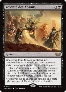 Volonté des Abzans - Tarkir : la tempête des dragons Commander