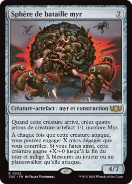 Sphère de bataille myr - Tarkir : la tempête des dragons Commander