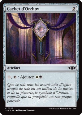 Cachet d'Orzhov - Tarkir : la tempête des dragons Commander