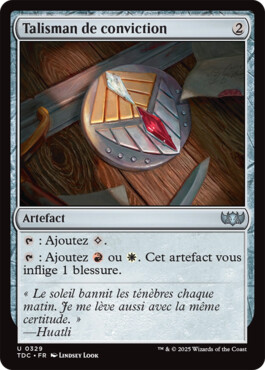 Talisman de conviction - Tarkir : la tempête des dragons Commander