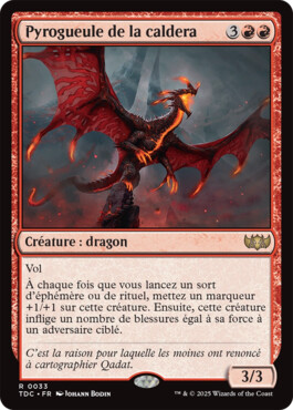 Pyrogueule de la caldera - Tarkir : la tempête des dragons Commander
