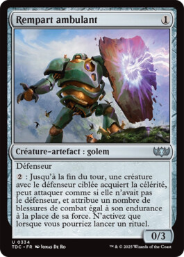 Rempart ambulant - Tarkir : la tempête des dragons Commander