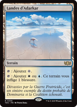 Landes d'Adarkar - Tarkir : la tempête des dragons Commander