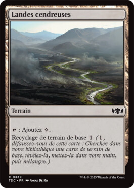 Landes cendreuses - Tarkir : la tempête des dragons Commander