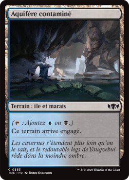 Aquifère contaminé - Tarkir : la tempête des dragons Commander
