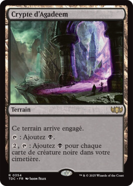 Crypte d'Agadeem - Tarkir : la tempête des dragons Commander