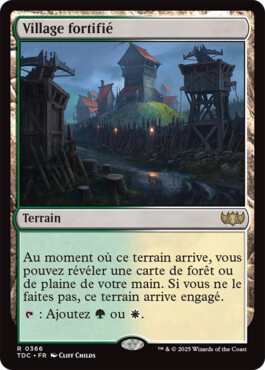 Village fortifié - Tarkir : la tempête des dragons Commander