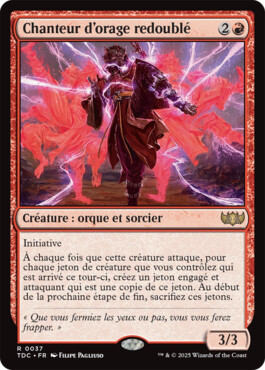 Chanteur d'orage redoublé - Tarkir : la tempête des dragons Commander