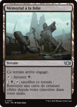 Mémorial à la folie - Tarkir : la tempête des dragons Commander