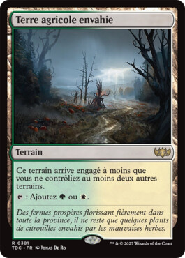 Terre agricole envahie - Tarkir : la tempête des dragons Commander