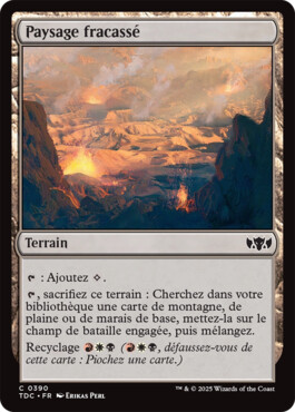 Paysage fracassé - Tarkir : la tempête des dragons Commander