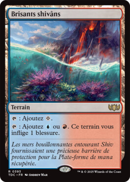 Brisants shivâns - Tarkir : la tempête des dragons Commander