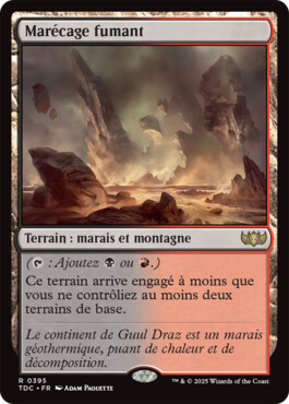 Marécage fumant - Tarkir : la tempête des dragons Commander