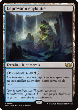Dépression engloutie - Tarkir : la tempête des dragons Commander