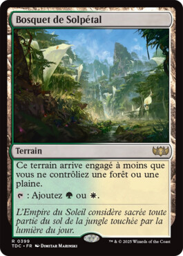 Bosquet de Solpétal - Tarkir : la tempête des dragons Commander