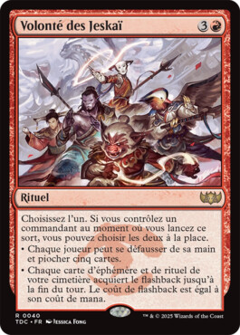 Volonté des Jeskaï - Tarkir : la tempête des dragons Commander