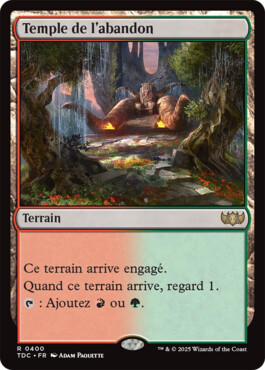 Temple de l'abandon - Tarkir : la tempête des dragons Commander