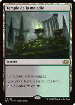 Temple de la maladie - Tarkir : la tempête des dragons Commander