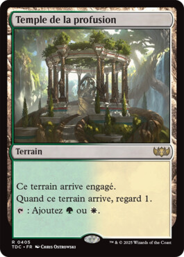Temple de la profusion - Tarkir : la tempête des dragons Commander