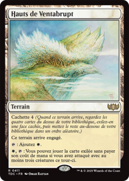 Hauts de Ventabrupt - Tarkir : la tempête des dragons Commander