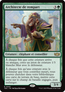 Architecte de rempart - Tarkir : la tempête des dragons Commander