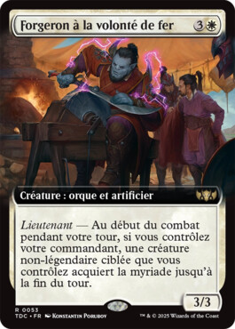 Forgeron à la volonté de fer - Tarkir : la tempête des dragons Commander