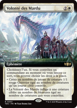 Volonté des Mardu - Tarkir : la tempête des dragons Commander