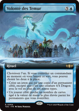 Volonté des Temur - Tarkir : la tempête des dragons Commander