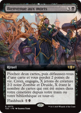 Bienvenue aux morts - Tarkir : la tempête des dragons Commander