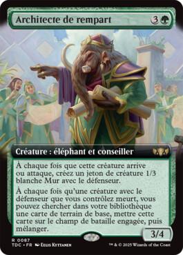 Architecte de rempart - Tarkir : la tempête des dragons Commander