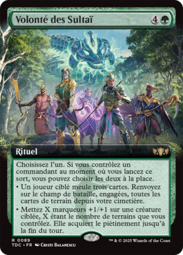 Volonté des Sultaï - Tarkir : la tempête des dragons Commander