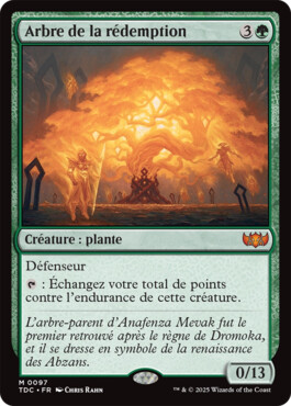 Arbre de la rédemption - Tarkir : la tempête des dragons Commander