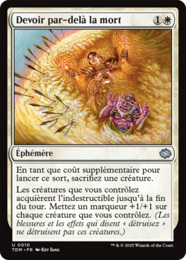 Devoir par-delà la mort - Tarkir : la tempête des dragons