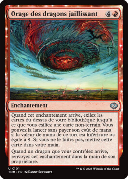 Orage des dragons jaillissant - Tarkir : la tempête des dragons
