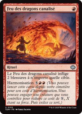 Feu des dragons canalisé - Tarkir : la tempête des dragons