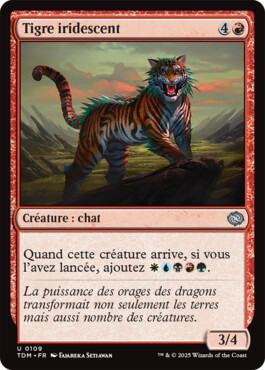 Tigre iridescent - Tarkir : la tempête des dragons