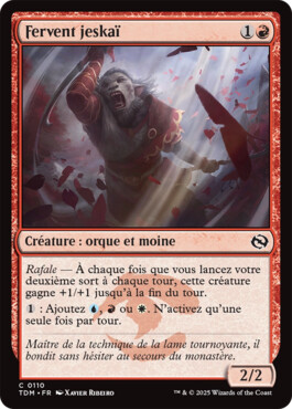 Fervent jeskaï - Tarkir : la tempête des dragons