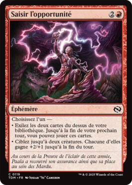 Saisir l'opportunité - Tarkir : la tempête des dragons