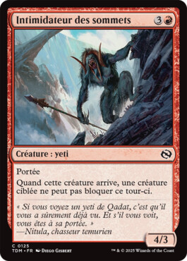 Intimidateur des sommets - Tarkir : la tempête des dragons