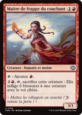 Maître de frappe du couchant - Tarkir : la tempête des dragons