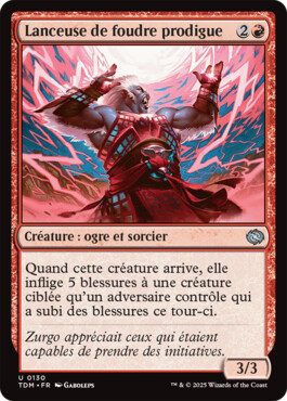 Lanceuse de foudre prodigue - Tarkir : la tempête des dragons